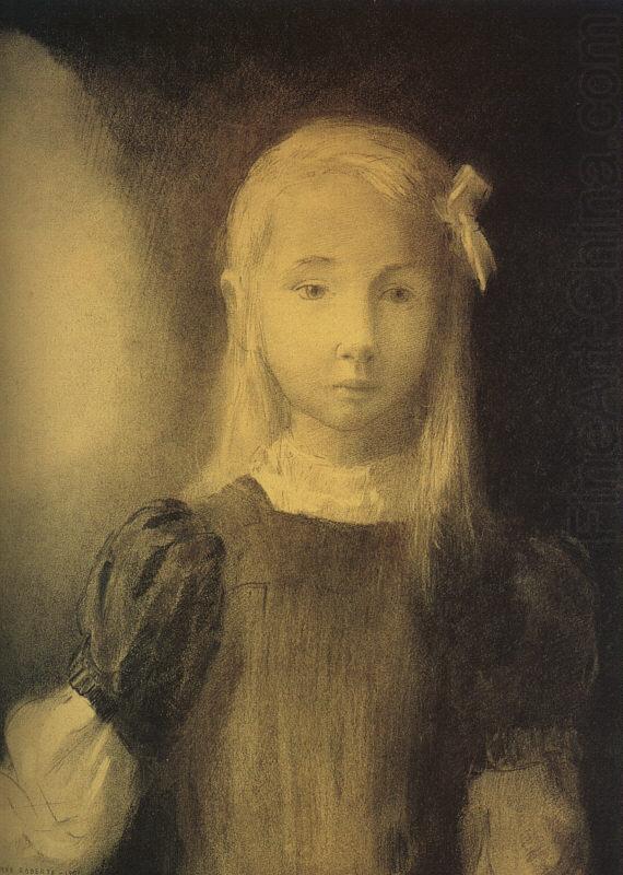 Odilon Redon Mademoiselle Jeanne Roberte de Domecy china oil painting image